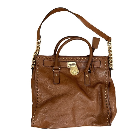 Michael Kors Handbags - Michael Kors 🍂 Hamilton Leather Tote Bag